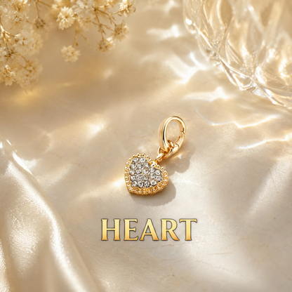 Personalized Crystal Letter Charm Combo