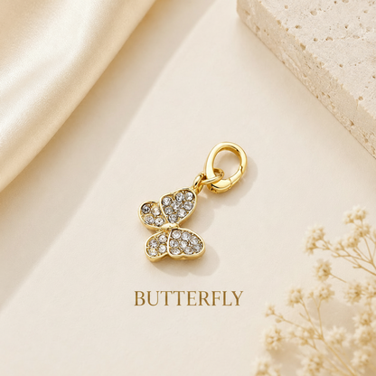 Personalized Crystal Letter Charm Combo