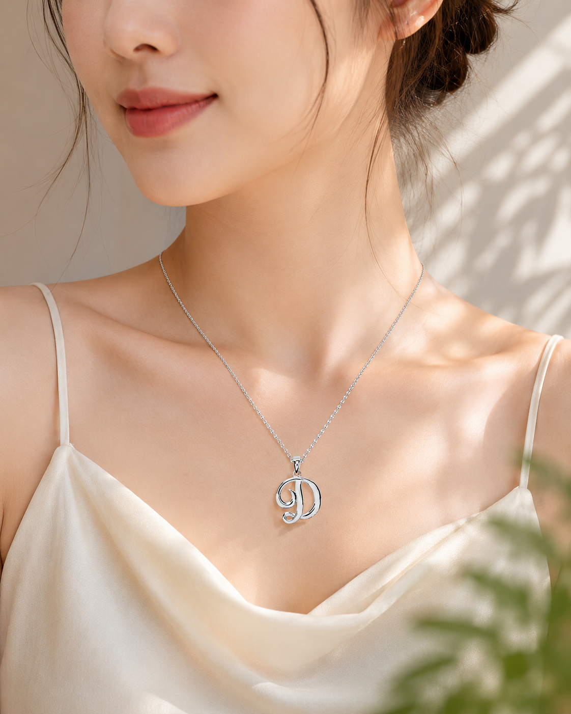 Sterling Silver Initial Necklace